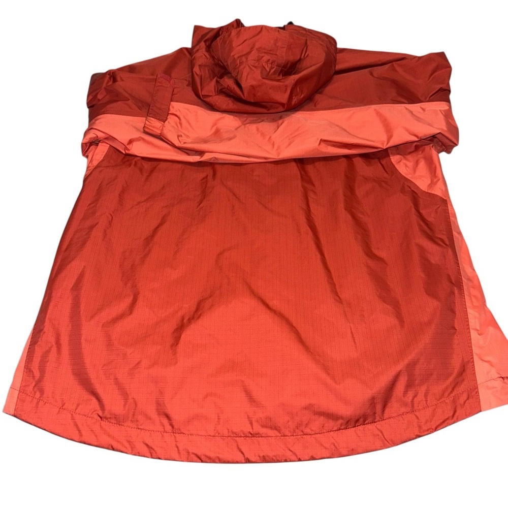 Guide Series Women’s Medium Lightweight Hooded Windbreaker Jacket Orange - Picture 2 of 6